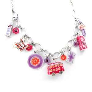  Necklace french touch So British red purple. Jewelry