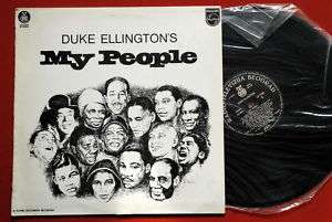 DUKE ELLINGTON’S MY PEOPLE UNIQUE LABEL EXYUGOSLAV LP  