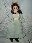 antique bisque small Germany doll house doll blond 4.5 in girl 1800