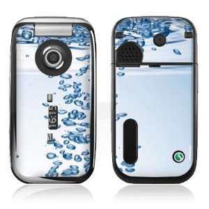  Design Skins for Sony Ericsson Z610i   Blue Bubbles Design 