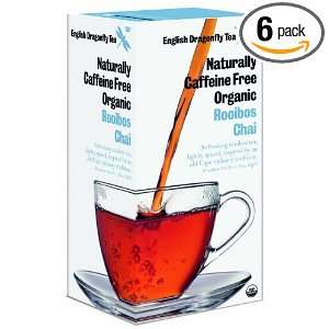Dragonfly Tea, Organic Rooibos Chai (Caffeine Free), 20 Count Sachets 