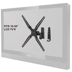 Level Mount Full Motion Single Arm 10 to 30 inch TV Mount   