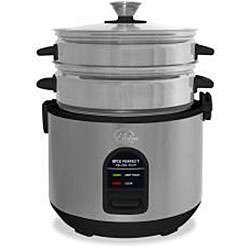   Puck 7 cup Stainless Steel Steamer and Rice Cooker (Refurbished