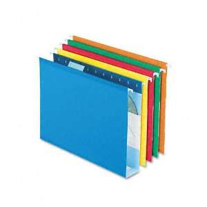Pendaflex  2 Capacity Reinforced Hanging File Folders, Kraft, Letter 
