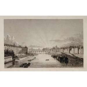  1831 Pont des Arts River Seine Sunset Paris Bridge NICE 