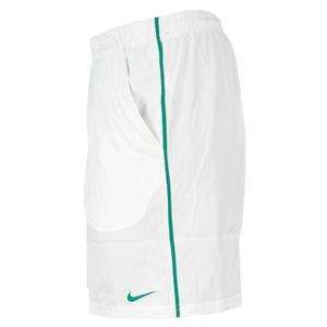 Nike Men Challenger Statement Woven Tennis Shorts White/Green  