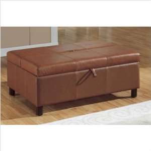   454BK 454 Series Ottoman Bed in Leather Match Furniture & Decor