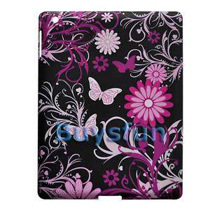 NEW Butterfly Hard Cover Case Skin For Apple IPAD 2 2G  