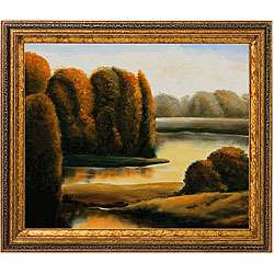 Golden Pond Canvas Oil Painting  