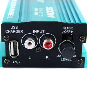 Channel USB Car Audio Stereo 500w Amplifier Amp WA6  