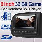 on sale 2x9 lcd car pillow headrest monitors dvd player