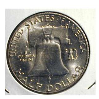 Franklin Half Dollar 1949 S.GradeChoice Uncirculated.