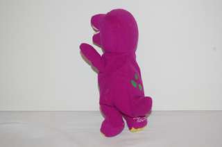   Barney Golden Bear Purple Dinosaurs Kids Size Stuffed Animal Lovey Toy