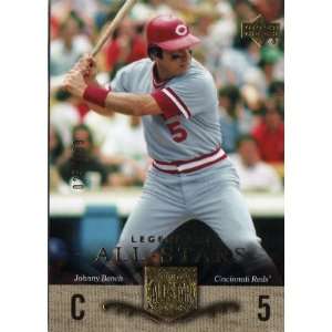  2005 All star Classics Gold #89 Johnny Bench #Rd to 499 