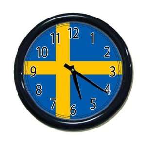 Sweden Flag Clock 