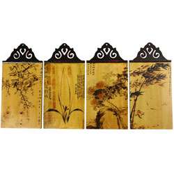 Four Seasons Set of Wall Hangings (China)  