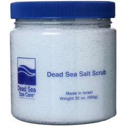 Dead Sea Spa Care 32 oz Dry Salt Scrub (Pack of 4)  