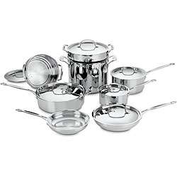   Chefs Classic Stainless Steel 14 piece Cookware Set  