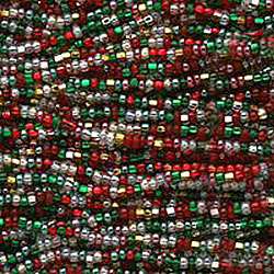   Christmas Mix Czech 11/0 Seed Beads (Case of 4000)  