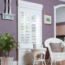 White Fauxwood Shutters 23 (fits up to 25 window) x 54   