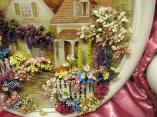 ovalHOMCO PICTUREwithFLORAL DESIGNS~Shabby~Cottage~Chic  