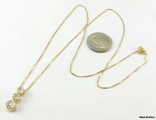 We guarantee this necklace and pendant to be 14k gold as stamped 