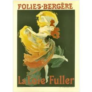   Poster   Folies Bergere   La Loie Fuller 8x10inch