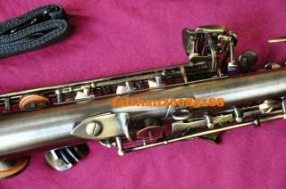 Professional Built in Soprano Saxophone Antique Bronze Saxfon NEW case