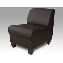 Clove Brown Armless Chair  