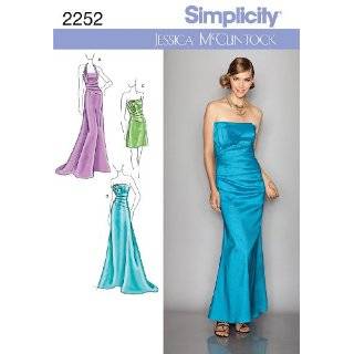 McCall Sewing Pattern 4833 Misses Evening Prom Bridal Dresses sizes 8 