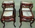 5654 chinese rosewood marble set 2 tables beautiful qualtiy returns
