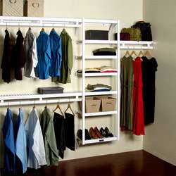 John Louis Home Standard White Closet System  
