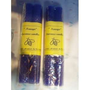  Nanaya Beeswax 100% Beeswax candles set of four 8 by 7/8 