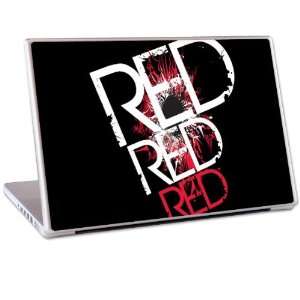   Skins MS RED10048 12 in. Laptop For Mac & PC  RED  Red Red Red Skin