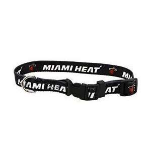    New NBA Authentic Medium Miami Heat Dog Collar