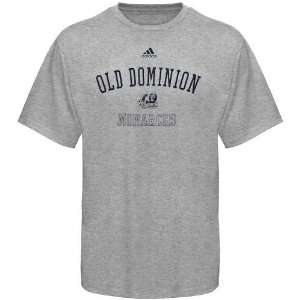 adidas Old Dominion University Monarchs Ash Practice T shirt  