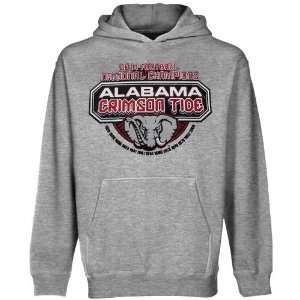 Alabama Roll Tide Hoodie Sweatshirt  Alabama Crimson Tide Youth Gray 