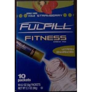 Case Lot 120 Packs Fulfill Fitness StrawKiwi Drink Mix  