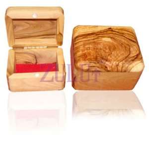   Small Olive Wood Box For Rosary   From The Holy Land 