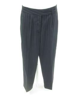 DOLCE & GABBANA Navy Pinstripe Trousers Pants 40  
