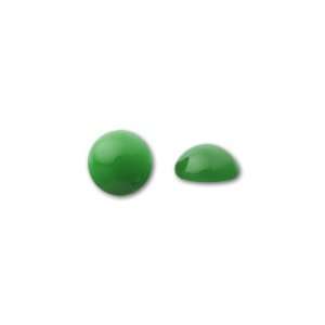  9mm Round Glass Cabochon   Green Arts, Crafts & Sewing
