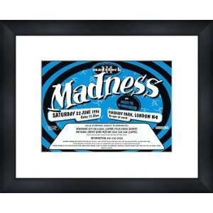 MADNESS Finsbury Park 1996   Custom Framed Original Concert Ad 