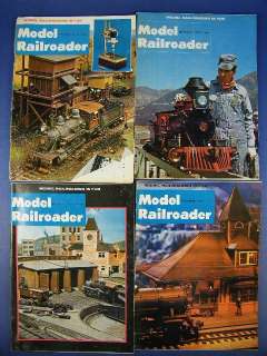 12 Vintage Model Railroader Magazines 1968 1969  