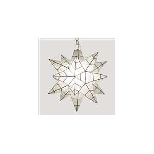  Star Capiz Shell 20 Pendant Large Chandelier by Worlds 