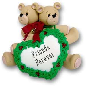  Personalized Ornament Back to Back Belly Bears