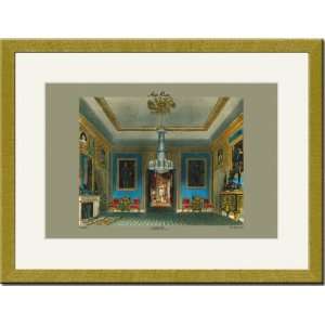  Gold Framed/Matted Print 17x23, Ante Room   Carlton House 