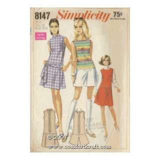 Misses Pantdress or Pant Jumper in Two Lengths, Simplicity 8147 