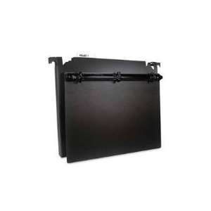  Hanging File Boxes,w/3 Ring Component,Ltr,1Cap,1/2Ring,BK 