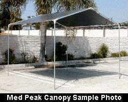 16x20 Deluxe Med Peak Canopy Kit  