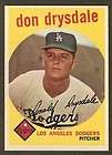 1959 Topps #387 DON DRYSDALE (HOF) L. A. Dodgers NM+